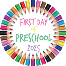 Load image into Gallery viewer, Colourful Pencils First Day Of Pre-School Lollipop