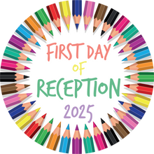 Load image into Gallery viewer, Colourful Pencils First Day Of Reception Lollipop