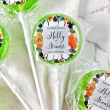 Load image into Gallery viewer, Copper Leaves Wedding Favour Lollipops