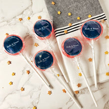Load image into Gallery viewer, Midnight Sky Wedding Favour Lollipops