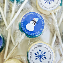 Load image into Gallery viewer, 20 Pack Christmas Blueberry Cheesecake Lollipops