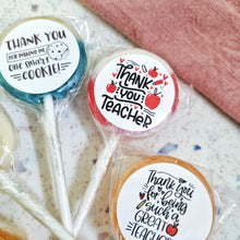 Load image into Gallery viewer, Thank You Teacher Small Lollipop Set