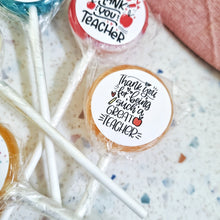 Load image into Gallery viewer, Thank You Teacher Small Lollipop Set