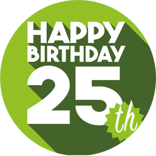 Load image into Gallery viewer, Bold 25th Green Lollipop