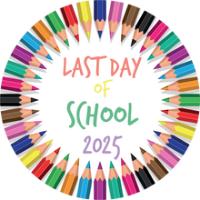 Load image into Gallery viewer, Colourful Pencils Last Day Of School Giant Lollipop