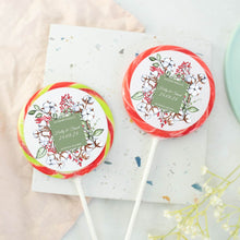 Load image into Gallery viewer, Cotton Leaves Wedding Favour Giant Lollipops
