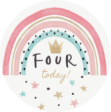 Load image into Gallery viewer, Four Today Rainbow Lollipop