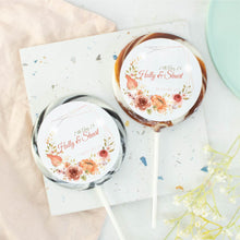 Load image into Gallery viewer, Geometric Wedding Favour Giant Lollipops