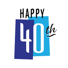 Load image into Gallery viewer, Happy 40th Birthday Colour Block Lollipop