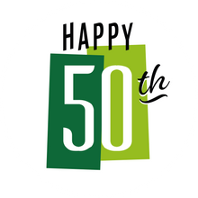 Load image into Gallery viewer, Happy 50th Birthday Colour Block Lollipop