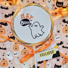 Load image into Gallery viewer, Hey Boo Halloween Lollipop