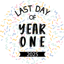 Load image into Gallery viewer, Last Day of Year Bold Sprinkles Giant Lollipop (Years 1-13)