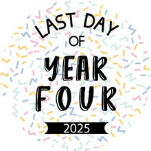 Load image into Gallery viewer, Last Day of Year Bold Sprinkles Giant Lollipop (Years 1-13)