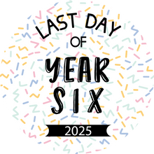 Load image into Gallery viewer, Last Day of Year Bold Sprinkles Giant Lollipop (Years 1-13)