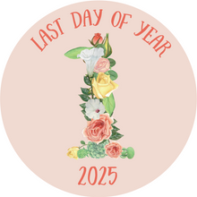 Load image into Gallery viewer, Last Day of Year Floral Giant Lollipop (Years 1-13)