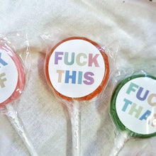 Load image into Gallery viewer, 'Fuck' Small Lollipop Set