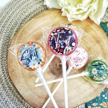 Load image into Gallery viewer, Floral Swear Words Small Lollipop Set
