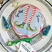 Load image into Gallery viewer, Personalised Elf I'm Back & Goodbye Lollipop Set
