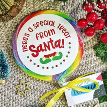 Load image into Gallery viewer, Elf Here's a Special Treat from Santa Lollipop