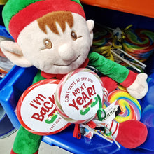 Load image into Gallery viewer, I'm Back, Let's Have Some Fun Elf Lollipop
