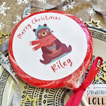 Load image into Gallery viewer, Personalised Bear in a Hat Lollipop