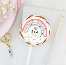 Load image into Gallery viewer, Six Today Rainbow Lollipop