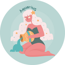 Load image into Gallery viewer, Star Sign - Aquarius Lollipop - Suck It & Say