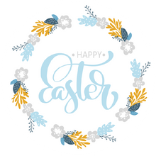 Load image into Gallery viewer, Blue and Yellow Happy Easter Lollipop