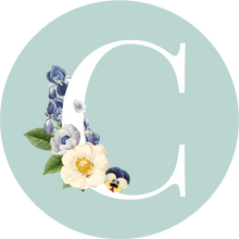 Load image into Gallery viewer, Monogram Initial Teal Lollipop (A to Z)