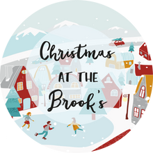 Load image into Gallery viewer, Personalised Christmas at the Blue Houses Lollipop