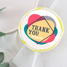 Load image into Gallery viewer, Block Colours Thank You Lollipop - Suck It & Say