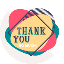 Load image into Gallery viewer, Block Colours Thank You Lollipop - Suck It & Say