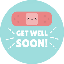 Load image into Gallery viewer, Cute Bandaid Get Well Soon Lollipop