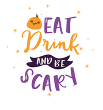 Load image into Gallery viewer, Eat Drink and Be Scary Halloween Lollipop - Suck It & Say