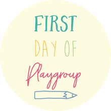 Load image into Gallery viewer, Yellow First Day Of Playgroup Giant Lollipop