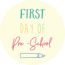 Load image into Gallery viewer, Yellow First Day Of Preschool Giant Lollipop