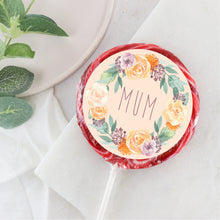 Load image into Gallery viewer, Floral Orange Mother's Day Lollipop - Suck It & Say