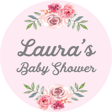 Load image into Gallery viewer, Personalised Floral Baby Shower Giant Lollipops