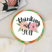 Load image into Gallery viewer, Floral Thinking Of You Lollipop