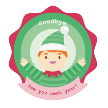 Load image into Gallery viewer, Hello Elf Arrival & Departure Lollipop Set