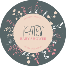 Load image into Gallery viewer, Personalised Green Wreath Baby Shower Lollipops