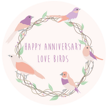 Load image into Gallery viewer, Happy Anniversary Love Birds Lollipop