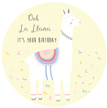 Load image into Gallery viewer, Ooo La Llama Birthday Lollipop - Suck It & Say