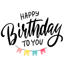 Load image into Gallery viewer, Bunting Happy Birthday Lollipop - Suck It & Say