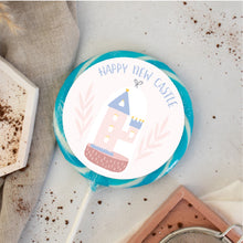 Load image into Gallery viewer, Happy New Castle Lollipop - Suck It & Say