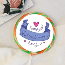 Load image into Gallery viewer, Happy Valentine's Day Banner Lollipop - Suck It & Say