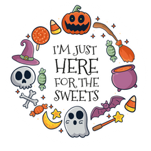 Load image into Gallery viewer, Here For The Sweets Halloween Lollipop - Suck It & Say