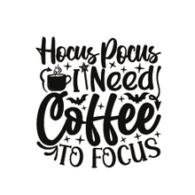 Load image into Gallery viewer, Hocus Pocus I Need Coffee To Focus Halloween Lollipop