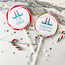 Load image into Gallery viewer, Christmas Elf Arrival & Departure Lollipop Set - Suck It & Say