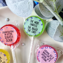 Load image into Gallery viewer, Cheeky Birthday Small Lollipop Set